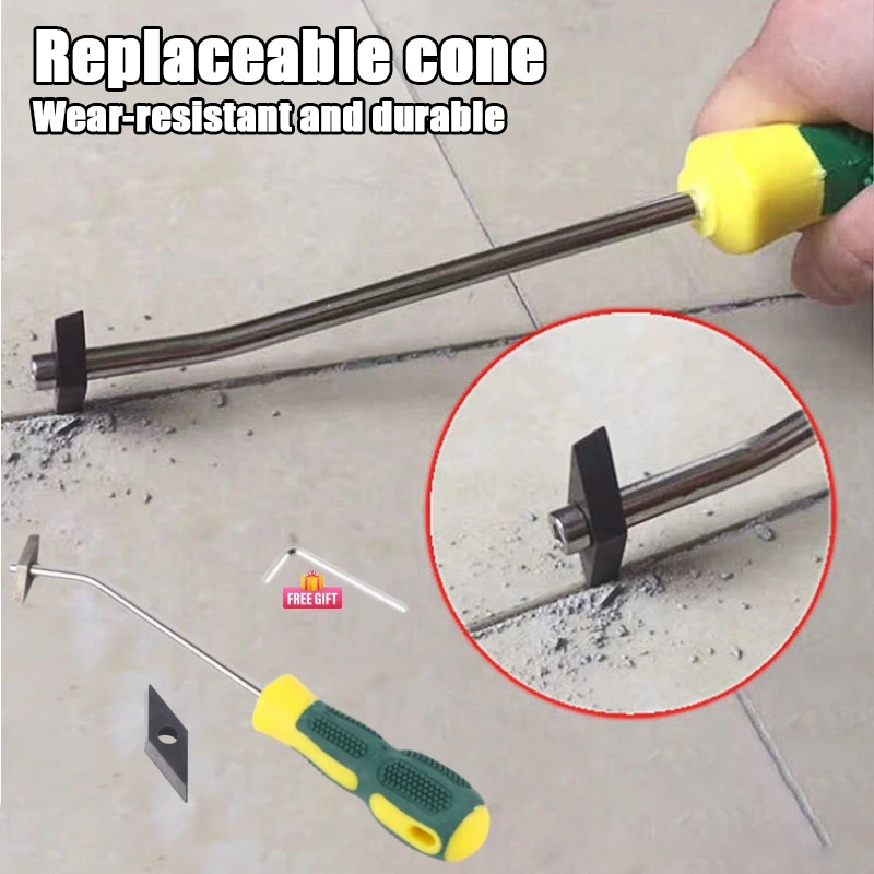 Workshop Cleaning Tools - Replaceable Ceramic Tile Grout Remover Tungsten