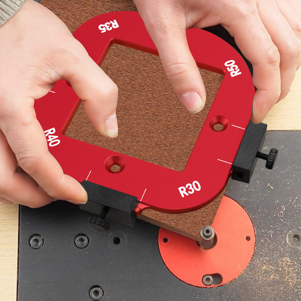 Dowel Jig Kit - Aluminum round Corner Radius Template Set