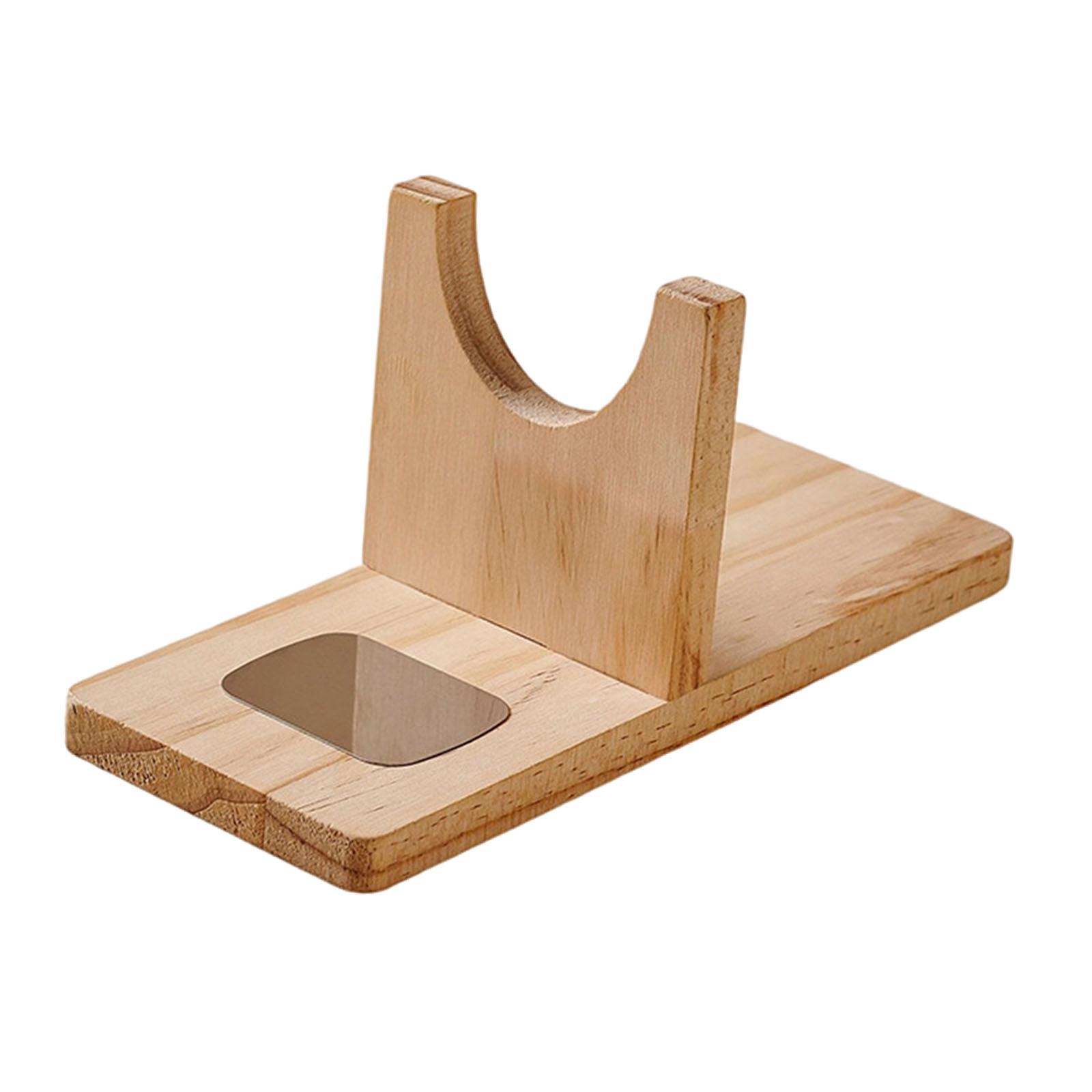 Wooden Hot Glue Holder Desktop - Workshop Tools Shelf 评论和价格