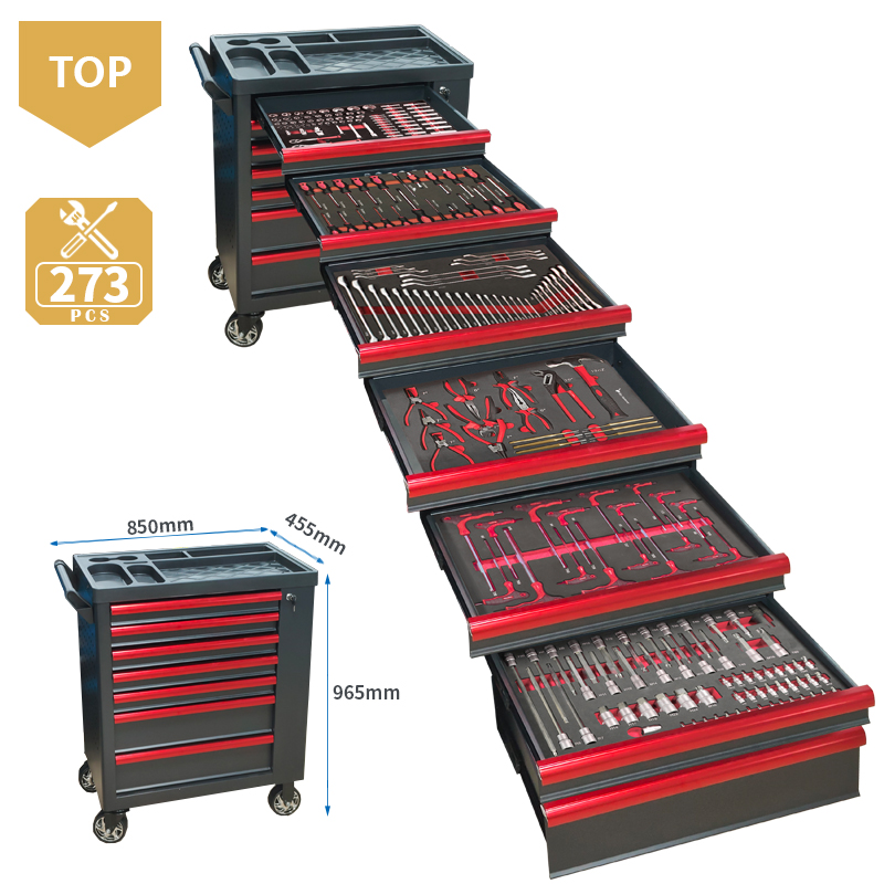 7 Drawer Tool Trolley With 273 - Tools Set Workshop 评论和价格