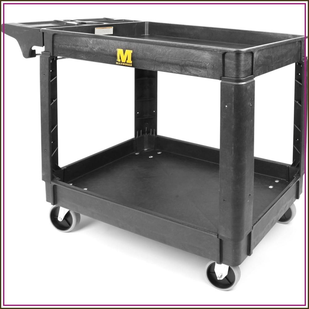 Heavy Duty 2-Shelf Service Car - Workshop Tools Shelf 评论和价格
