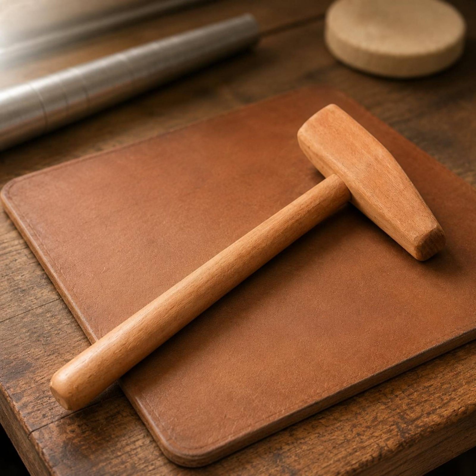 Wooden Shaping Hammer Cylindri - Workshop Tools Hammer 评论和价格