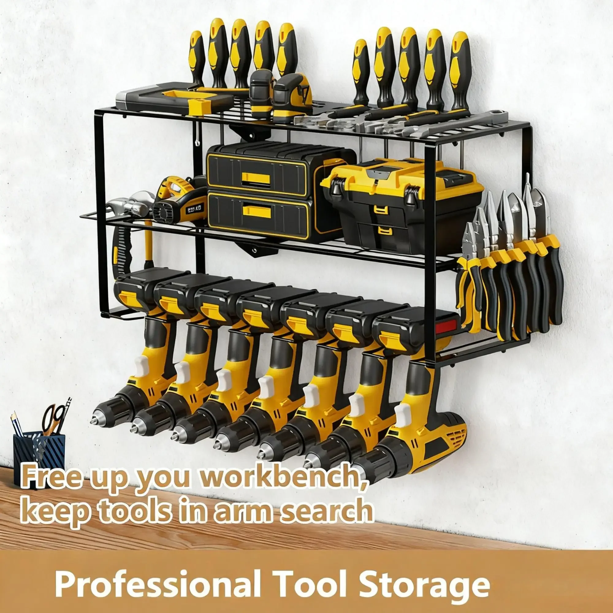 Heavy Duty Wall Mounted Power  - Workshop Tools Holder 评论和价格