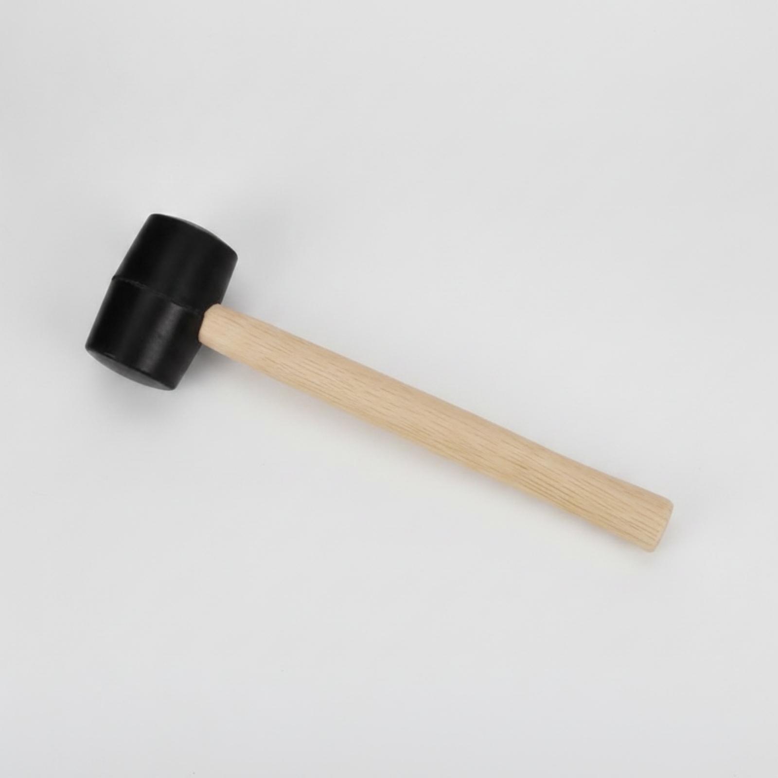 Wooden Mallet Rubber Head Stri - Workshop Tools Hammer 评论和价格