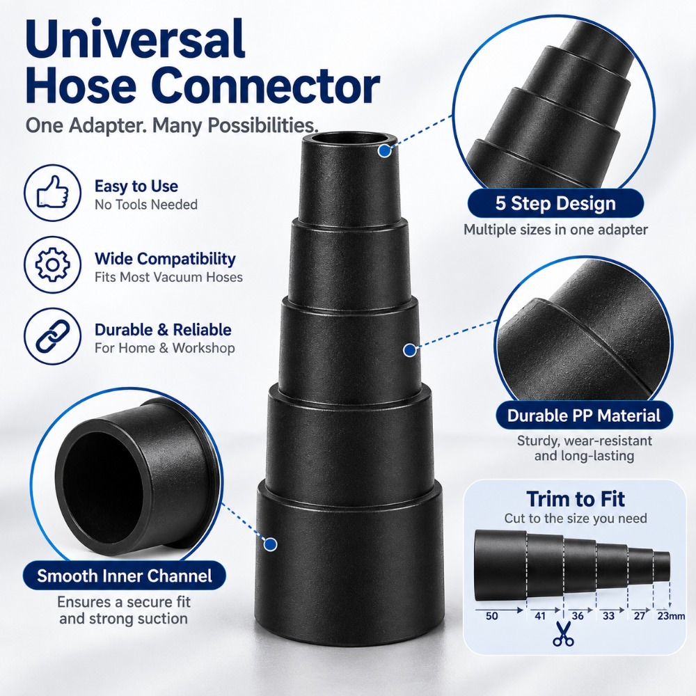 Vacuum Cleaner Hose Adapter Se - Tools Set Workshop 评论和价格