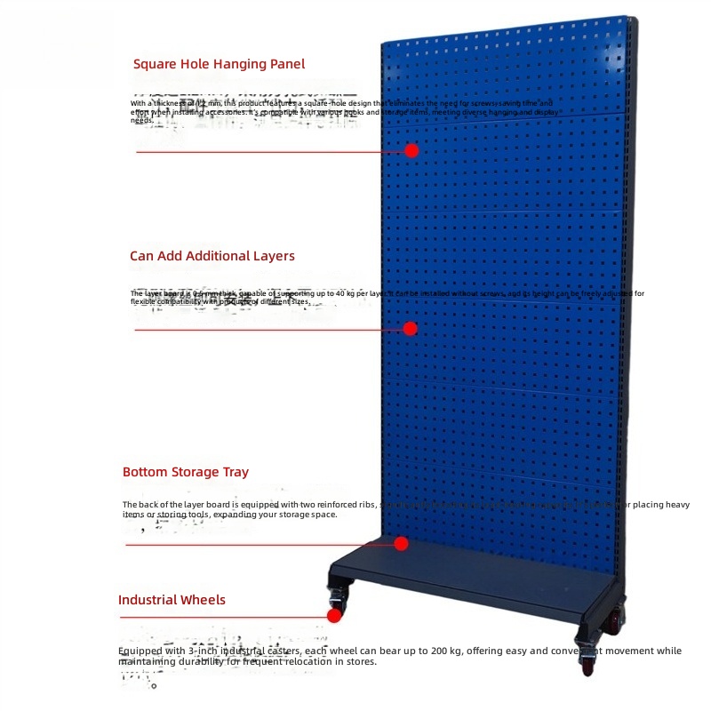 Pegboard Tool Organizer, Wall  - Workshop Tools Rack 评论和价格