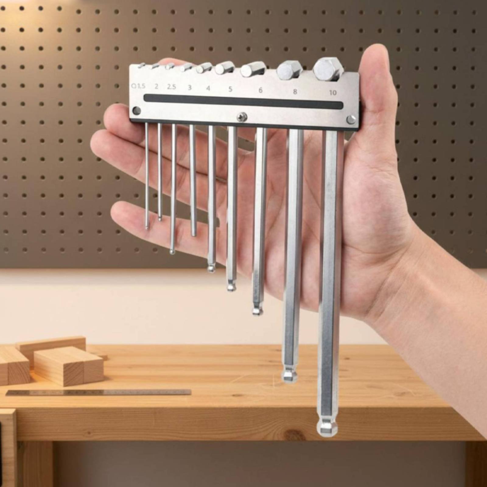 Wall Mounted Hex Key Holder Me - Workshop Tools Holder 评论和价格