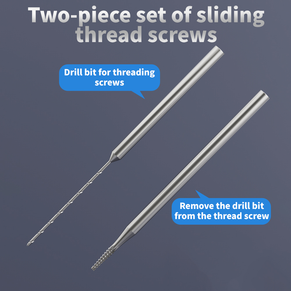 2Pcs Alloy Piercing Drill Bit  - Hand Tools In Workshop 评论和价格