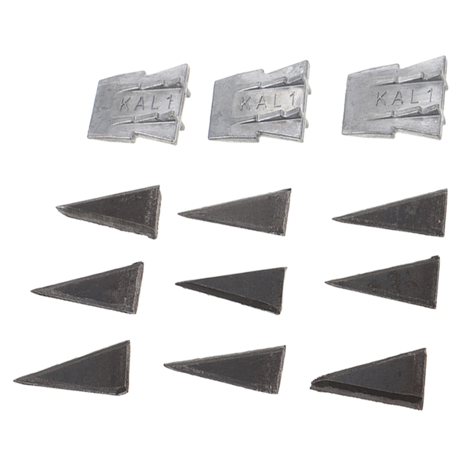 12Pcs Axe Handle Wedges Metal  - Workshop Tools And Safety 评论和价格