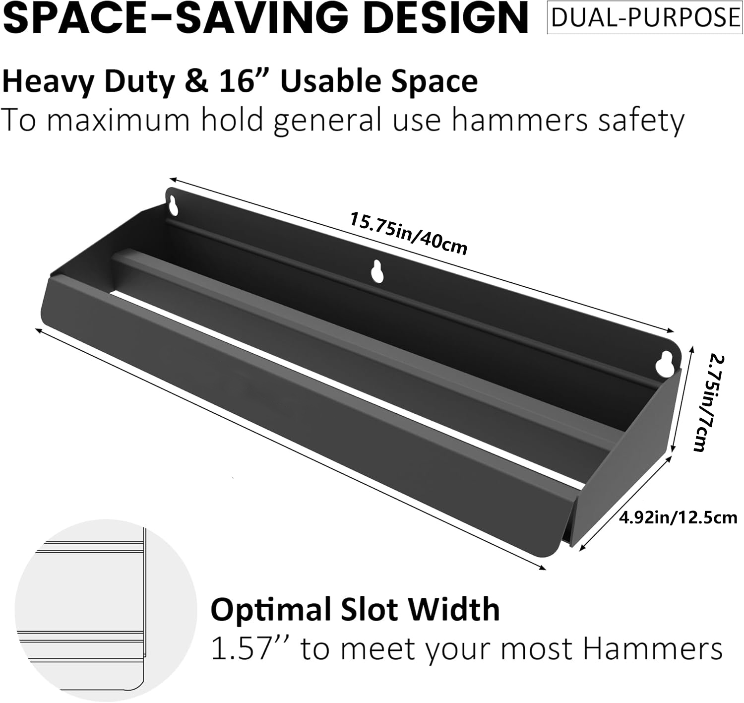 Hammer Holder, Wall Mount Stor - Workshop Tools Hammer 评论和价格