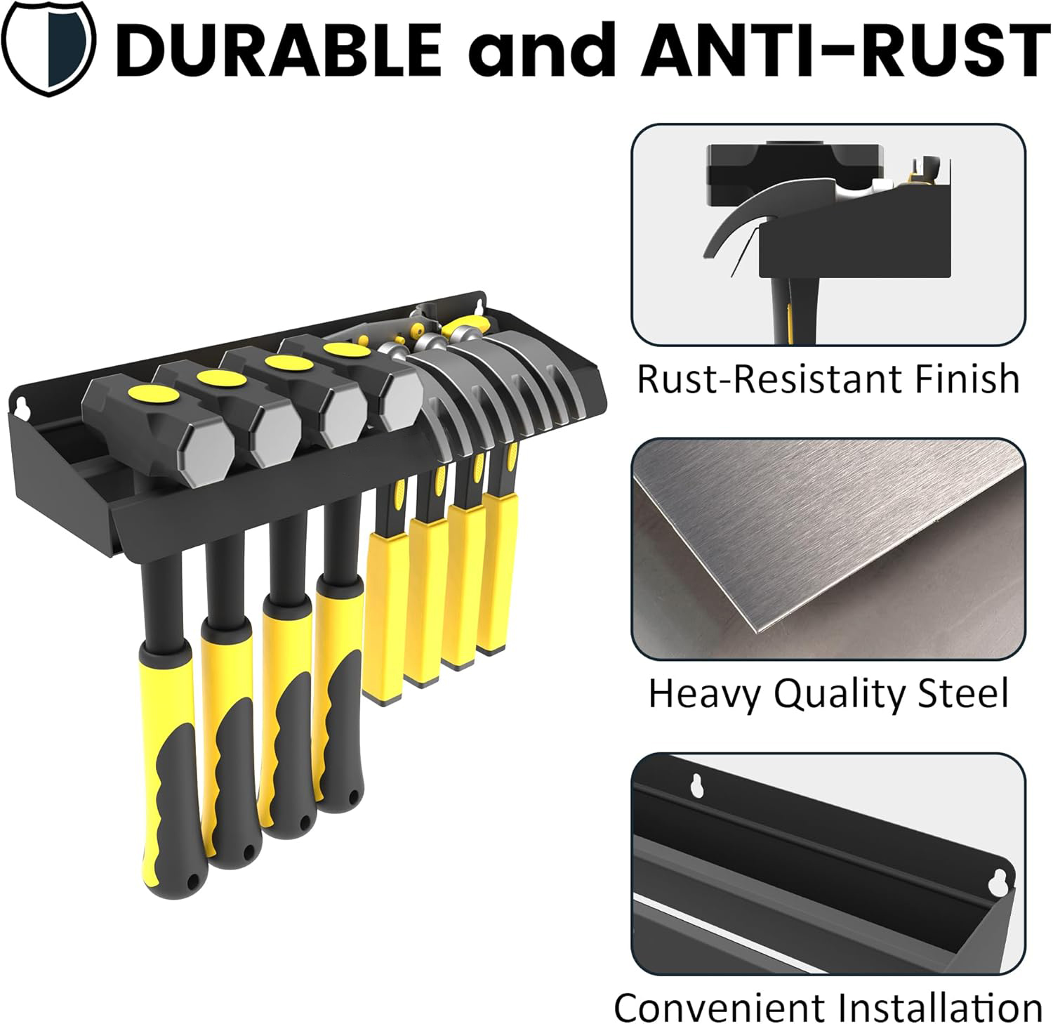 Hammer Holder, Wall Mount Stor - Workshop Tools Hammer 评论和价格