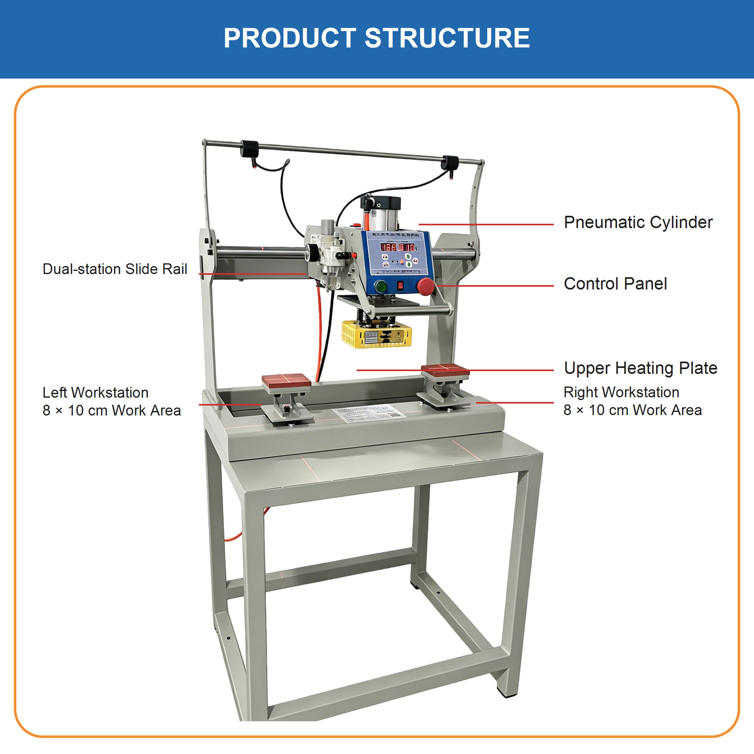 Double Station Heat Press Mach - Workshop Tools Logo 评论和价格