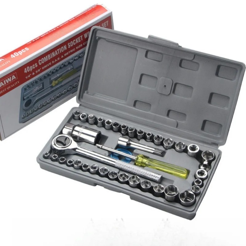 40-Piece Combination Socket Se - Workshop Tools Sale 评论和价格